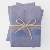 ウォータールブリッジサンライトエフェクトモネ絵画ット ラッピングペーパーシート (インサイチュ)