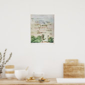 ウォータールーの戦いの計画と見解 ポスター (キッチン)