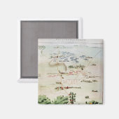 ウォータールーの戦いの計画と見解 マグネット (正面/裏面)