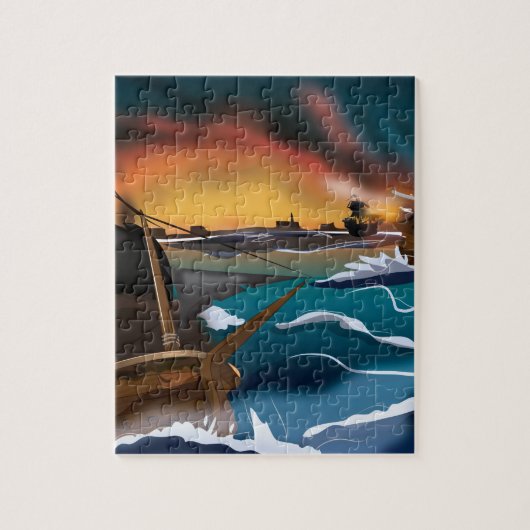 ウォータールーの戦い ジグソーパズル (縦)