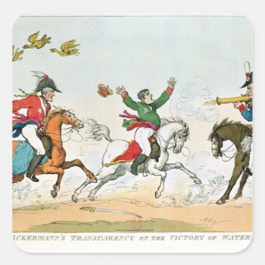 ウォータールーの戦い スクエアシール (正面)