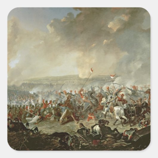 ウォータールーの戦い、1815年6月18日 スクエアシール (正面)