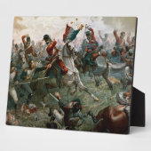 ウォータールーの戦い、1815年6月18日（色l） フォトプラーク (側面)