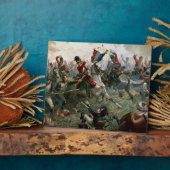 ウォータールーの戦い、1815年6月18日（色l） フォトプラーク (側面)