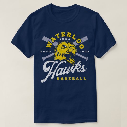ウォータールーホークス Tシャツ (デザイン正面)