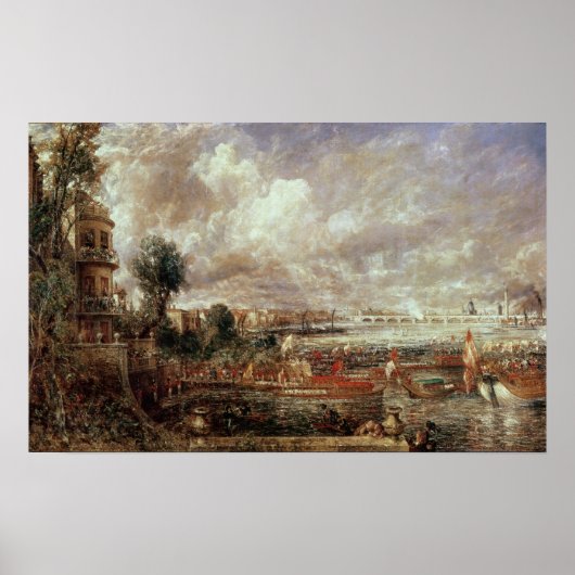 ウォータールー橋の開口部 ポスター (正面)