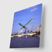 ウォータールー橋 スクエア壁時計 (傾斜)