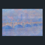 ウォータールー橋、Claude Monetによる霧の効果 ポスター<br><div class="desc">クロード・モネの『ウォータールー橋、霧の効果』(1903)は、ロンドン上空の霧の朝の美しいを捉えた印象派の芸術作品の象徴的な作品である。その絵を描ショーは、有名なウォータールー橋のテムズ川を渡り、霧に包まれ、ボートの柔らかな輪郭が水の上でボートを漕ぐ。霧は繊細な雰囲気を生み出しぼやけ、橋の建築詳細を描きながら、船の乗組員の動きを強調する。印象派の運動の指導者であるモネ絵を描はフランスの、この作品は彼の特徴的な"エンプレインエア"スタイルの中で、シーンに天候の自然の光と儚い影響を強調した。これは絵を描、微妙な色の変化と大気の効果を使用して、自然の一過性の瞬間をキャプチャするモネの習熟の主要な例である。</div>