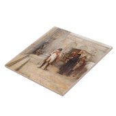 ウォータールー(キャンバスの油)の後のナポレオン タイル (側面)