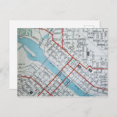 ウォータールー, IAヴィンテージマップ ポストカード (正面/裏面)