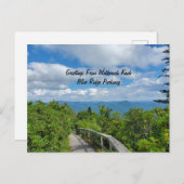 ウォーターロックノブマギーバレーブルーリッジパークウェイ ポストカード (正面/裏面)