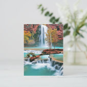 ウォーター秋アート ポストカード (スタンド正面)