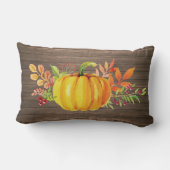 ウォーター素朴カラーカプキン秋秋 ランバークッション (裏面)