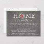 ウォーター素朴カラーホームフォーザホリデーズオープンハウス 案内ポストカード (正面/裏面)