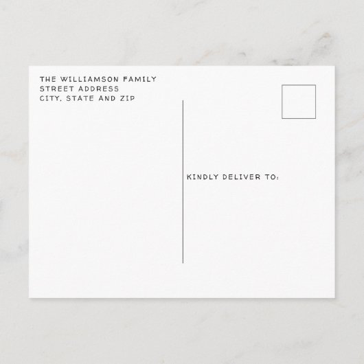 ウォーター素朴カラーホームフォーザホリデーズオープンハウス 案内ポストカード (裏面)