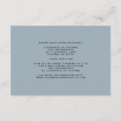 ウォーター素朴カラー結婚カウボーイ エンクロージャーカード (裏面)