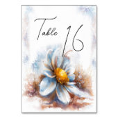 ウォーター素朴カラー結婚カウボーイ テーブルナンバー (正面)