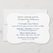 ウォーター結婚リリー 招待状 (裏面)