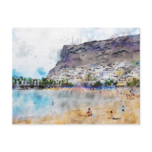 ウォーター絵画カラーのプエルト・ド・モーガンのグラン・カ