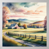 ウォーター絵画カラーズオブファームバーン ポスター (正面)