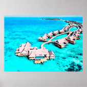 ウォーター絵画カラーズオブヴィラアットジョアリモルディブ ポスター (正面)