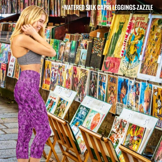 ウォーター絹IV カプリレギンス