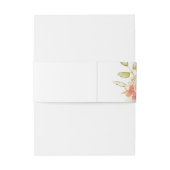 ウォーター色のローズブーケ結婚ーズ 招待状ベリーバンド (裏面例)