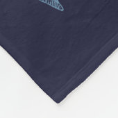 ウォーター色ボホフローラワールド最高のズドッグ絵を描ズ フリースブランケット (角)