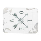 ウォーター色ワンダーラストアドベンチャーIII |愛 マグネット (横)