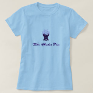 ウォーター・エアロビクスの花型女性歌手 Tシャツ