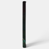ウォーター オレンジ 赤 青 モダン 抽象芸術 パターン SAMSUNG GALAXYケース (左側面)