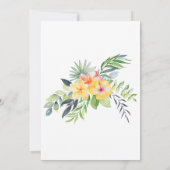 ウォーター・カラーのサファリ動物それは男の子の赤ちゃんシャワーだ 招待状 (裏面)