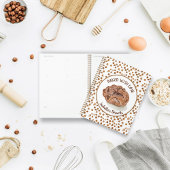 ウォーター・カラーのチョコレートチップ焼いたCookie With Love プランナー手帳