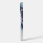 ウォーター・カラーの魅惑のスノーフクロウ iPhoneケース (左側面)