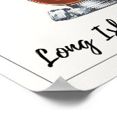 ウォーター・カラーロングアイランドアイスティーカクテル ポスター (角)