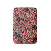 ウォーター・カラー・アニマル・サファリプリント バスマット (正面縦)