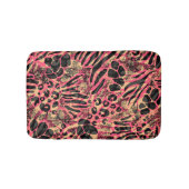 ウォーター・カラー・アニマル・サファリプリント バスマット (正面)