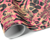 ウォーター・カラー・アニマル・サファリプリント ラッピングペーパー (ロールコーナー)