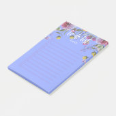 ウォーター・カラー・ウォッシュ・フラワーリストへチェックボックス ポストイット (アングル)