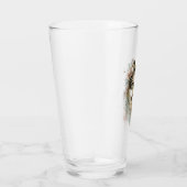 ウォーター・カラー・ウルフ野生動物アートグラス タンブラーグラス (右)