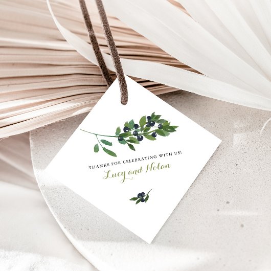 ウォーター・カラー・オリーブ結婚果樹園 フェイバータグ