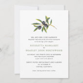 ウォーター・カラー・オリーブ・オーチャード | 結婚s 招待状 (正面)