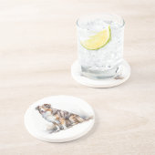 ウォーター・カラー・オーストラリア・シェパード コースター (側面)