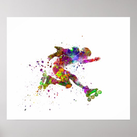 ウォーター・カラー・スケーター ポスター (正面)