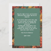 💀🎉ウォーター・カラー・ディーア・デ・ムエルトスのグリーティングカード (裏面)