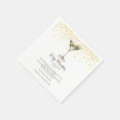 ウォーター・カラー・ドライ・マルティカスタムニ・カクテルレシピ スタンダードカクテルナプキン (角)