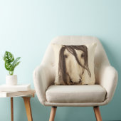 ウォーター・カラー・バーン・アニマル |ホース クッション (椅子)