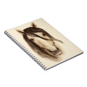 ウォーター・カラー・バーン・アニマル |ホース ノートブック (右側)