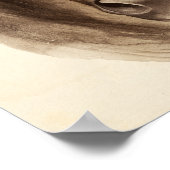 ウォーター・カラー・バーン・アニマル |ホース ポスター (角)