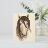 ウォーター・カラー・バーン・アニマル |ホース ポストカード (スタンド正面)
